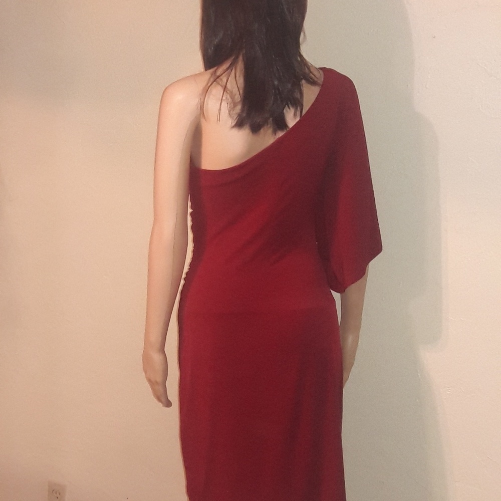COPY - off-the-shoulder evening dress. - Picture 4 of 4